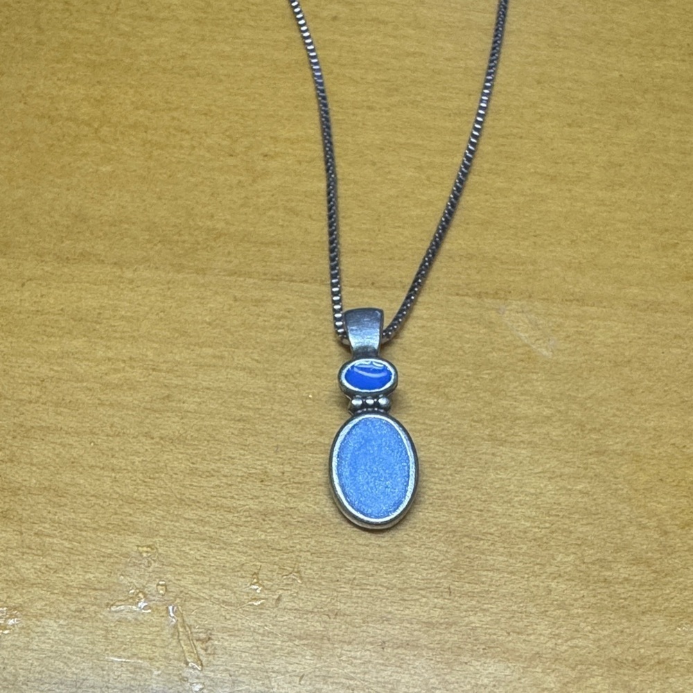 Danforth Pewter Fusion winter SS 18” necklace